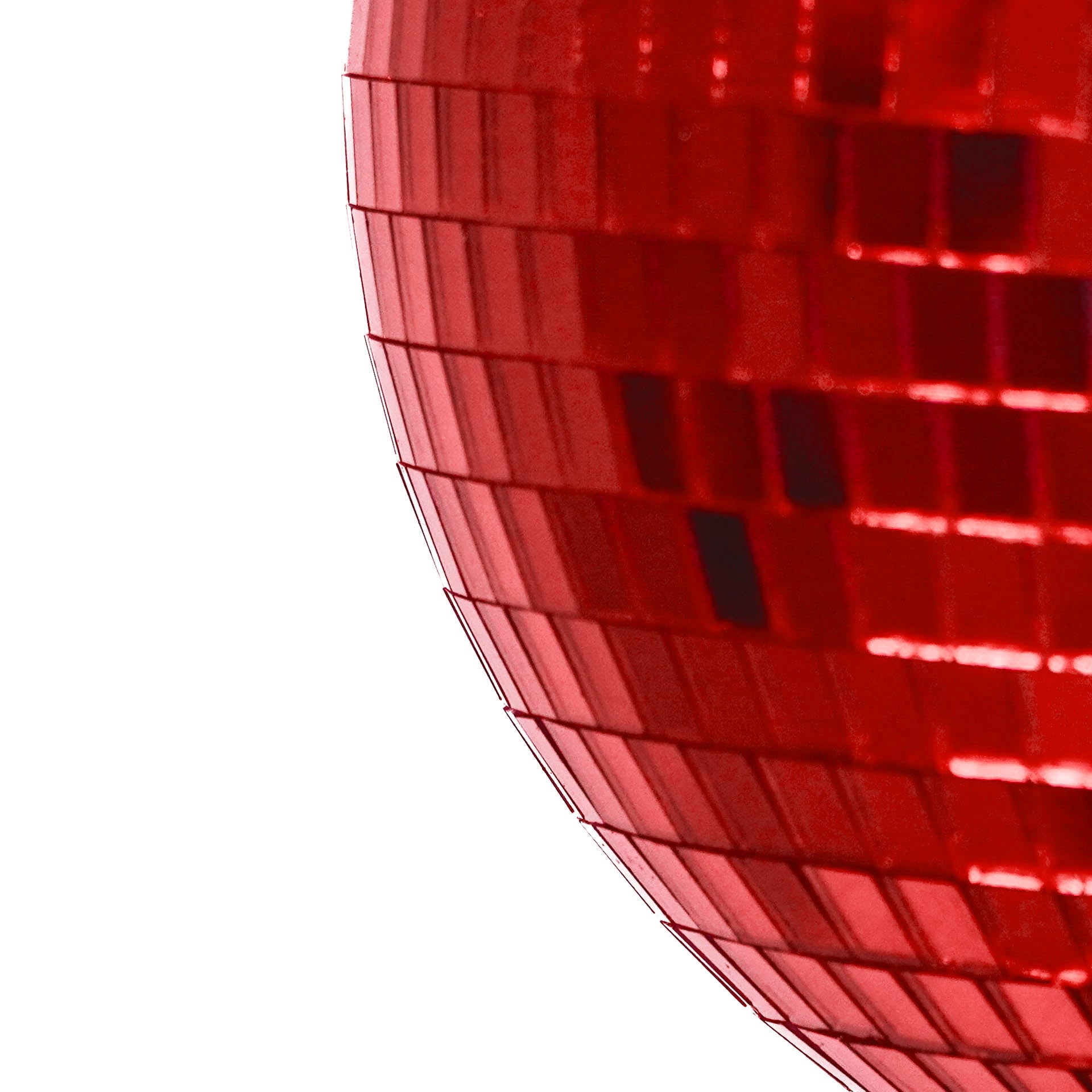 Christmas Decoration - Christmas Hanger - Discoball - Foam - Red - 20x20x20cm