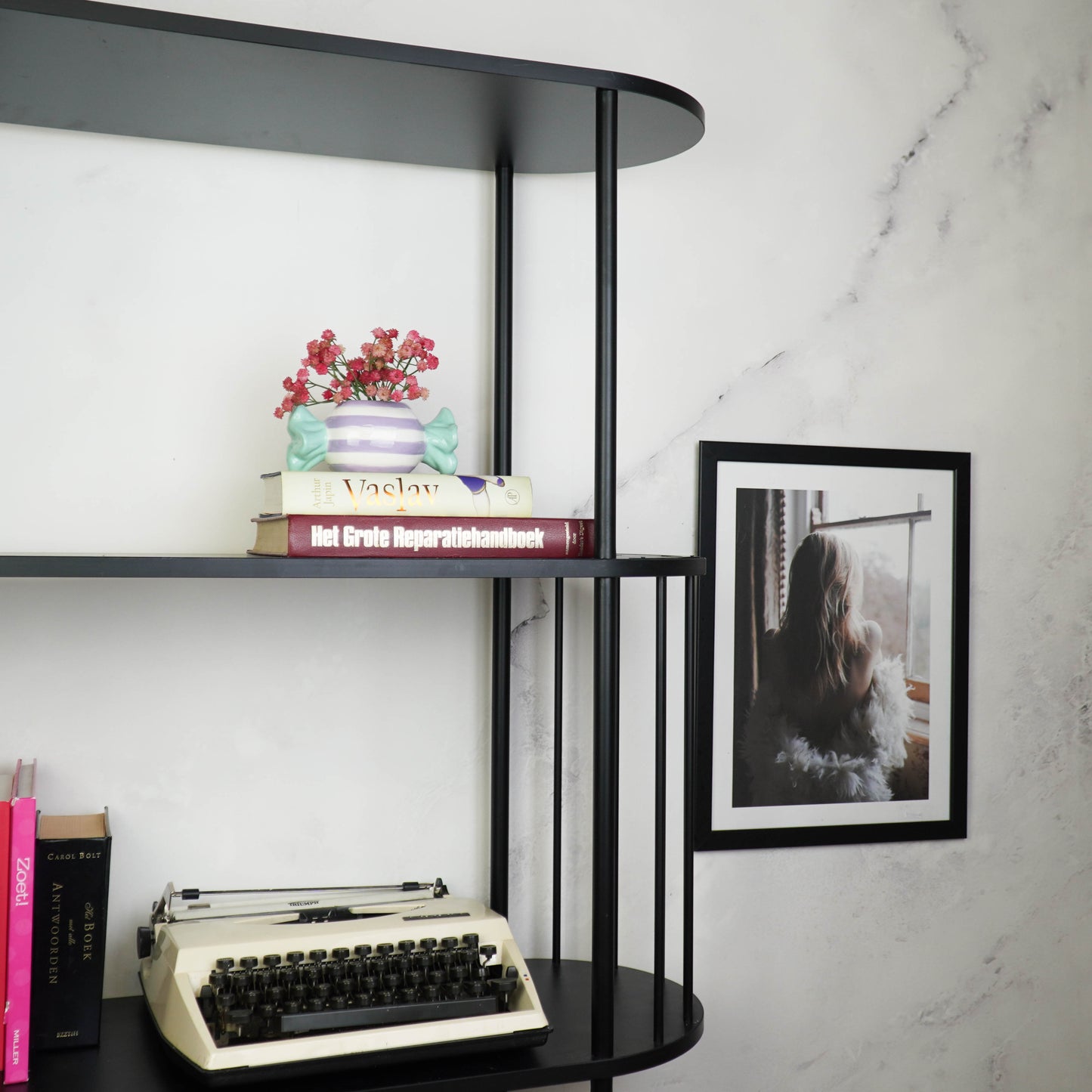 Pot - Flowerpot - Toffee Candy - Mint/Lilac -12.5x6x6cm