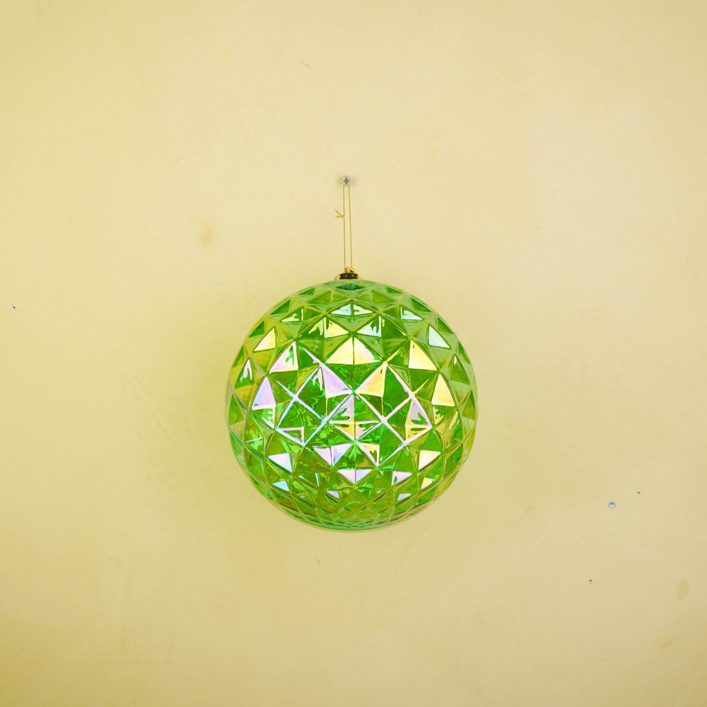 Christmas Hangers - Bauble - Acrylic - Plastic - Groen - 20x20cm