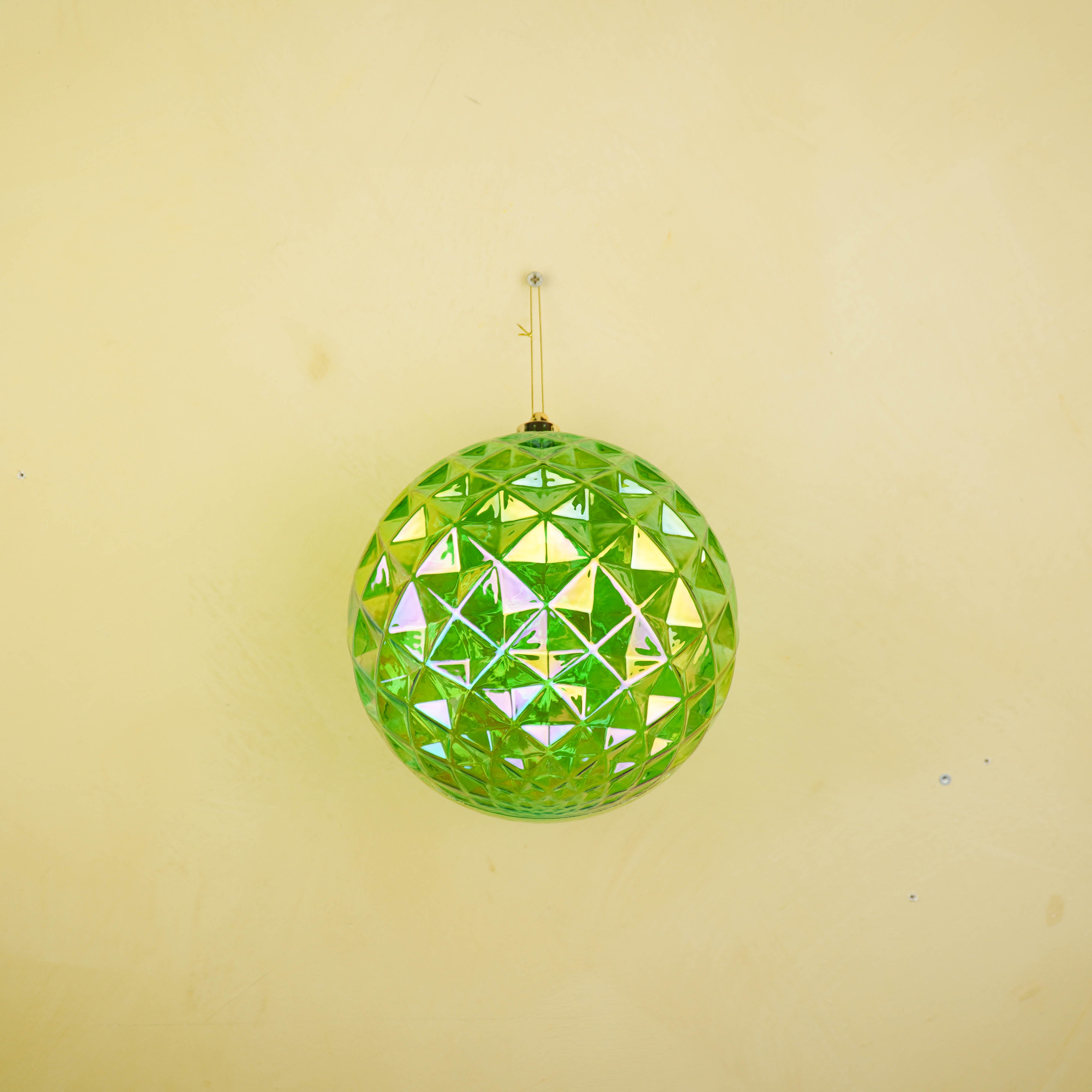 Christmas Hangers - Bauble - Acrylic - Plastic - Groen - 20x20cm