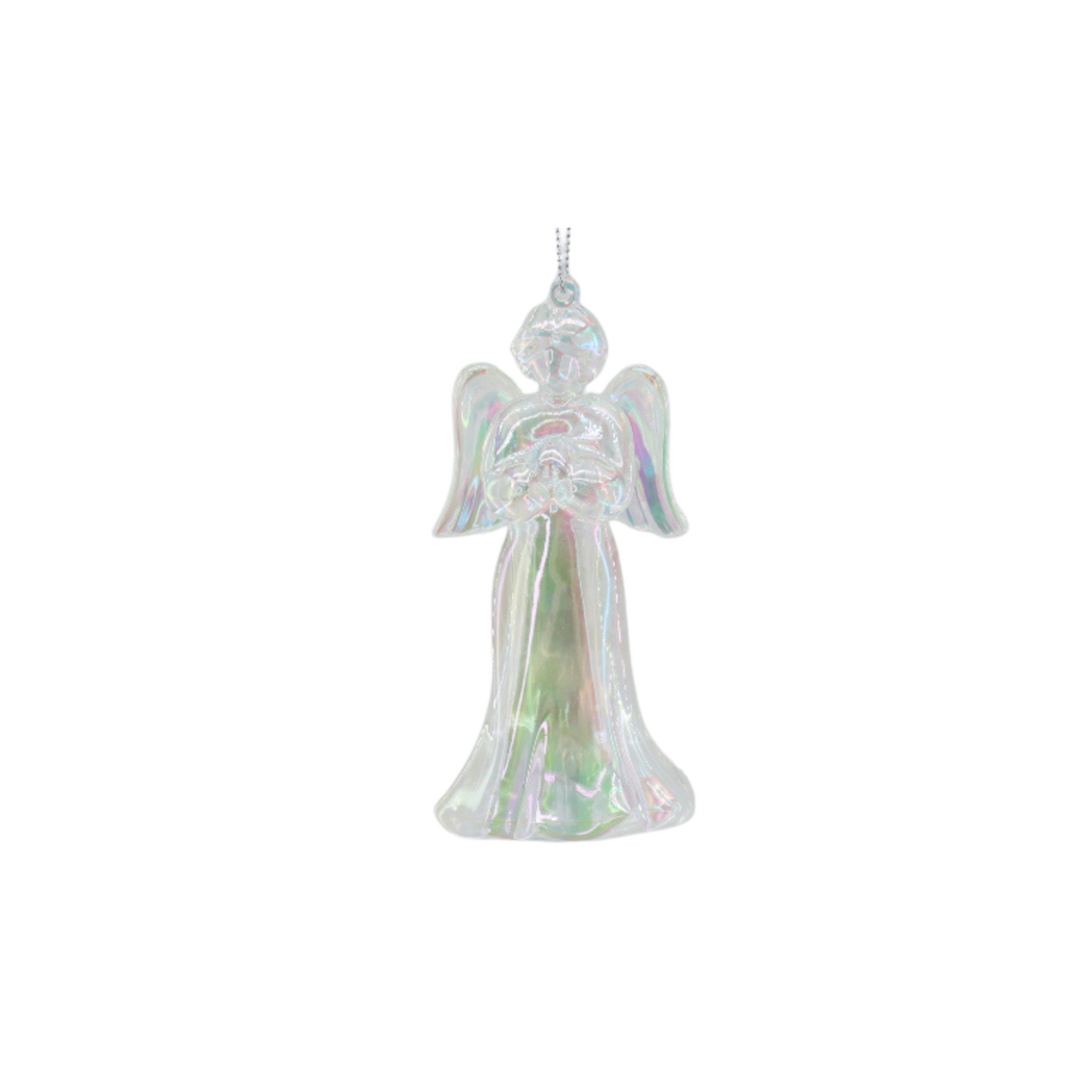 Ornament - Angel - Plastic - Transparent - 6x5.5x11 cm