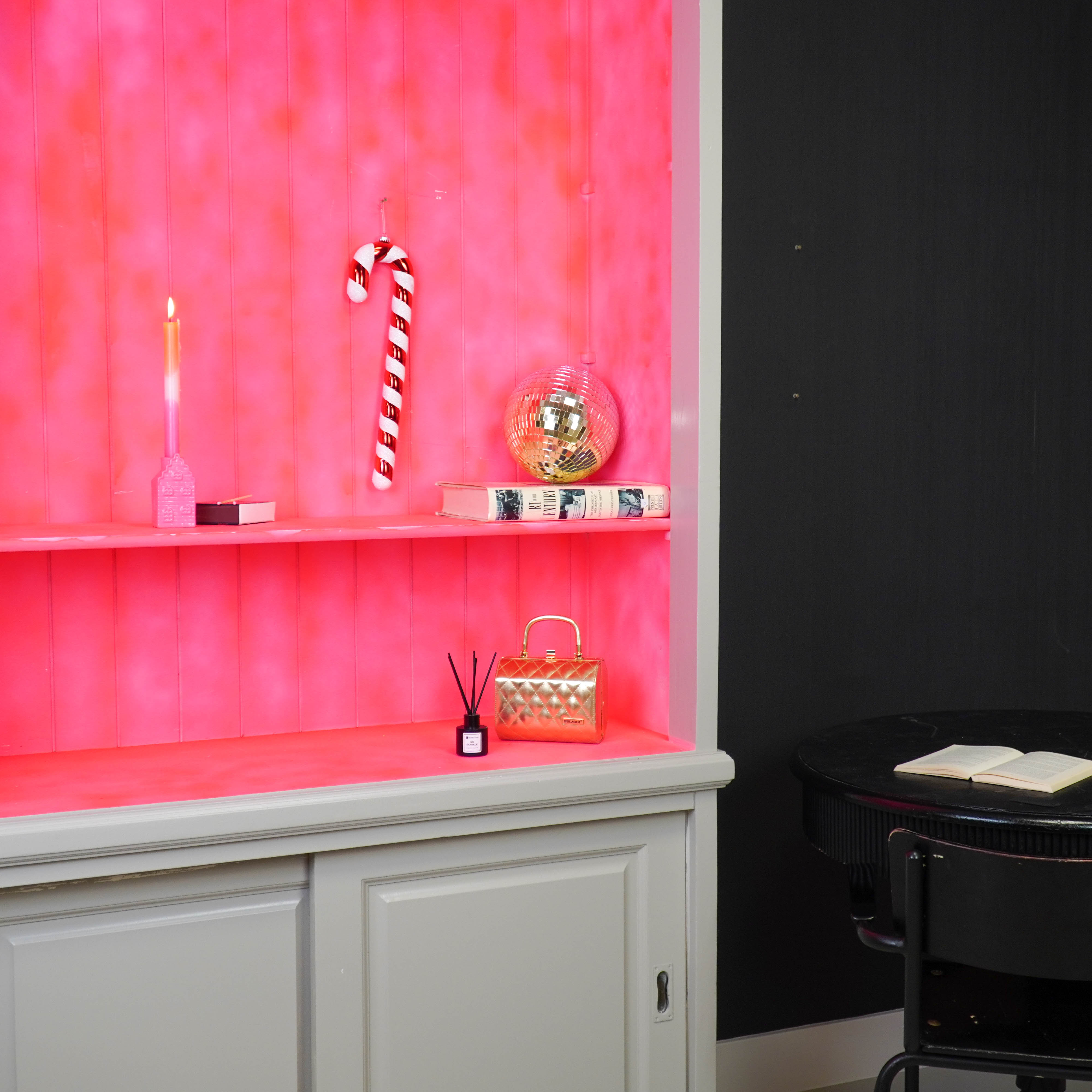 Christmas Decoration - Candy Cane - Polysterene - Red/White - 11x3x42 cm