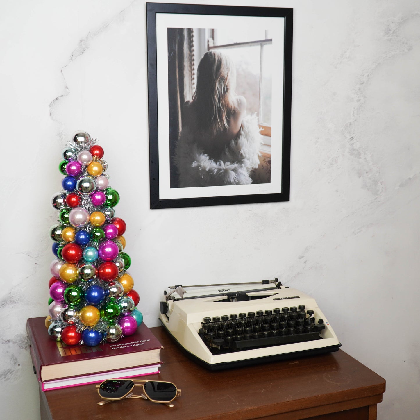 Christmas Tree - Plastic - Colorful - 19x41cm