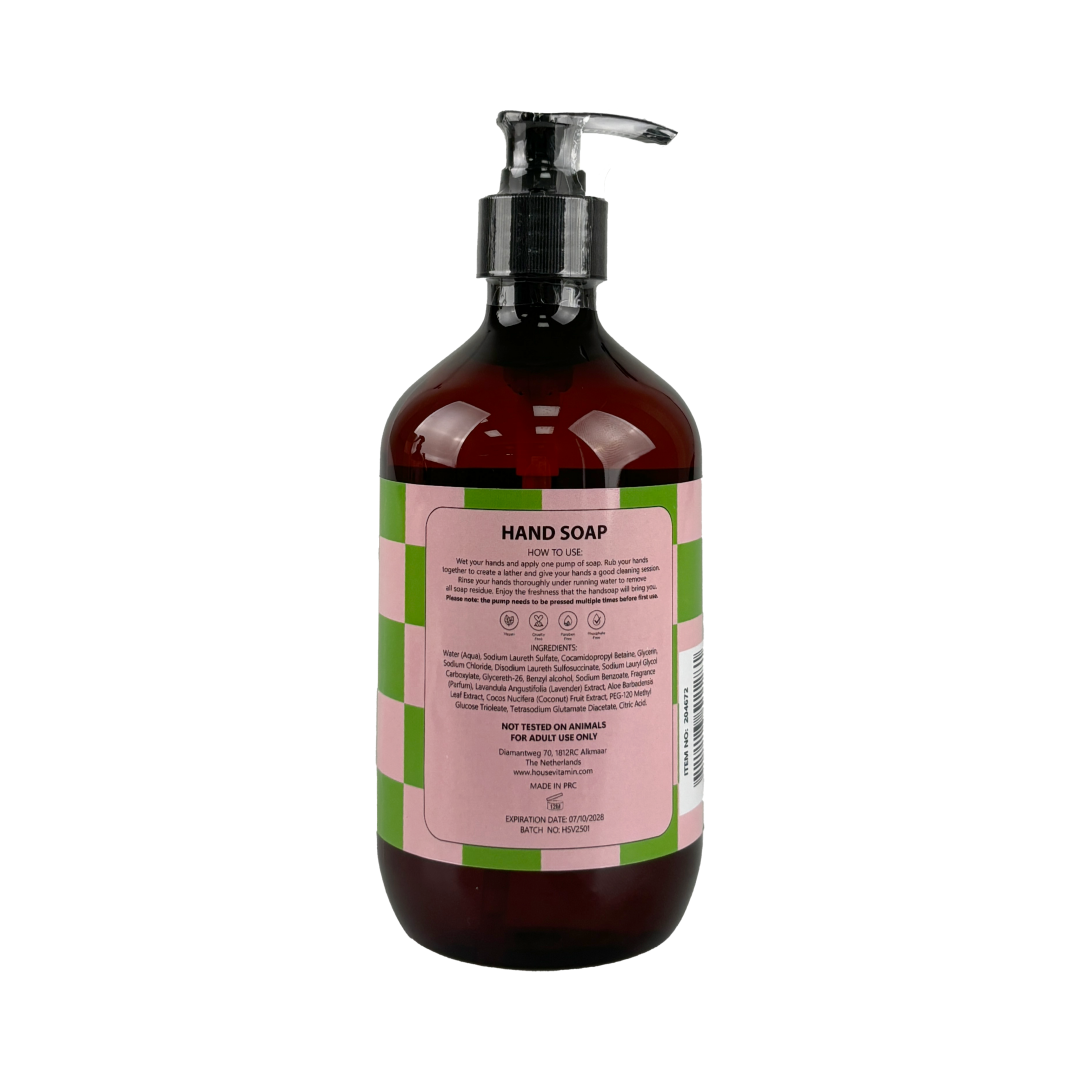 Vegan Hand Soap Dispenser - Cucumber - 530ml