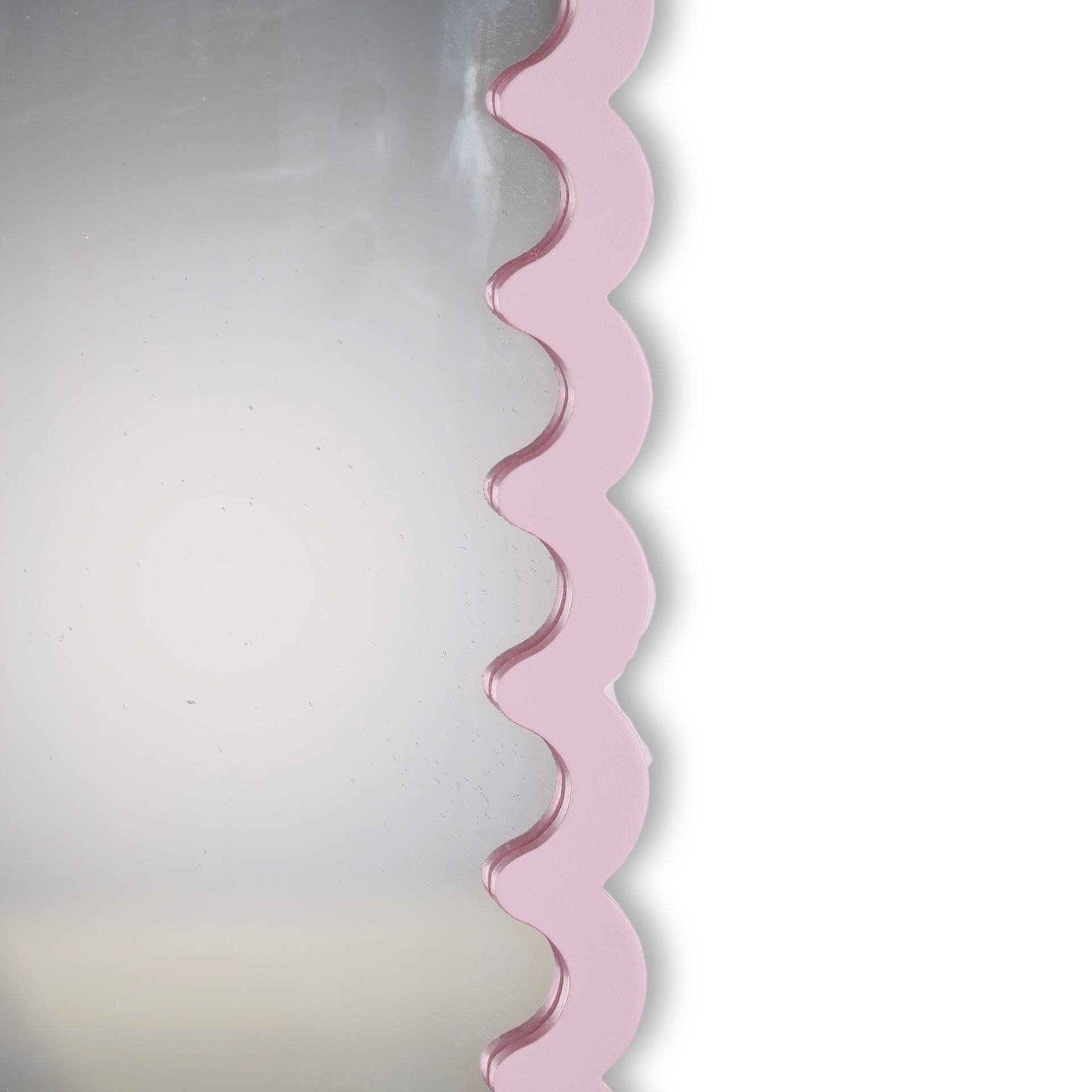 Mirror - Wavey - Light Pink - MDF - 24x33x1.5cm