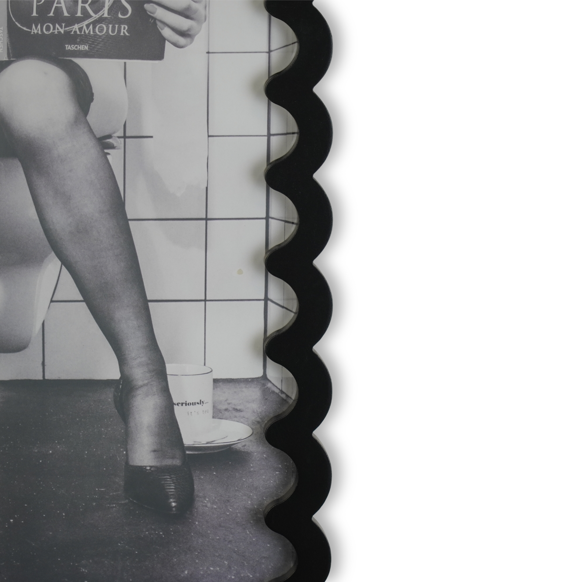 Picture frame - Wavey - Black - MDF - 33x43x1.5cm