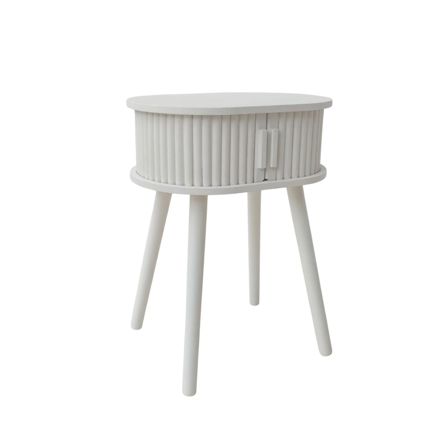 Side Table / Bedside Table - Sand - MDF - 40x30x53cm