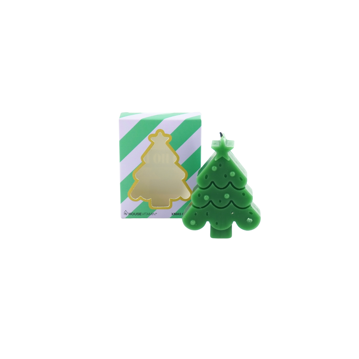 Candle - Xmas Tree - Green - 70 gram