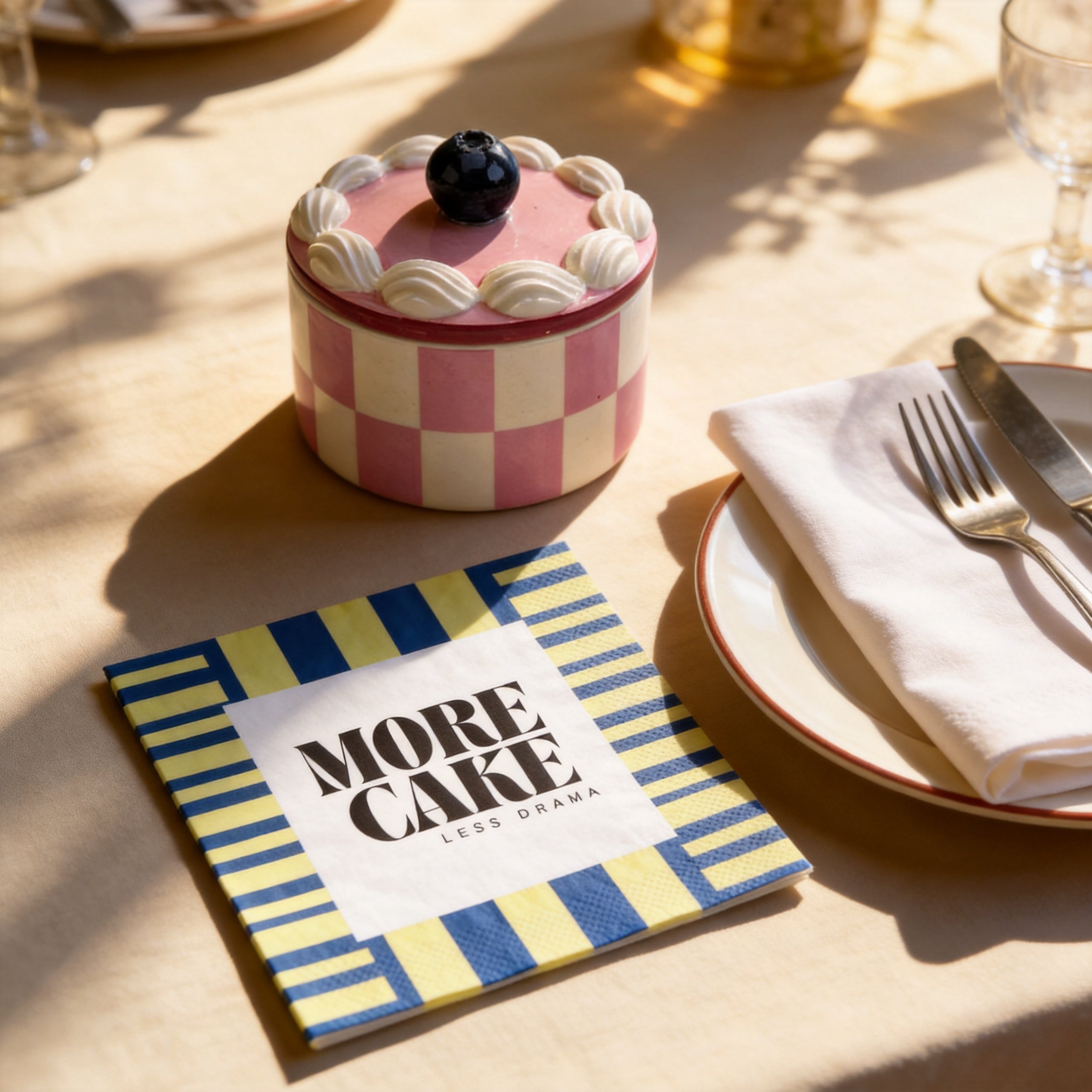 Storage jar - Tartlet Whipped Cream - Pink - 9x9x7,5cm
