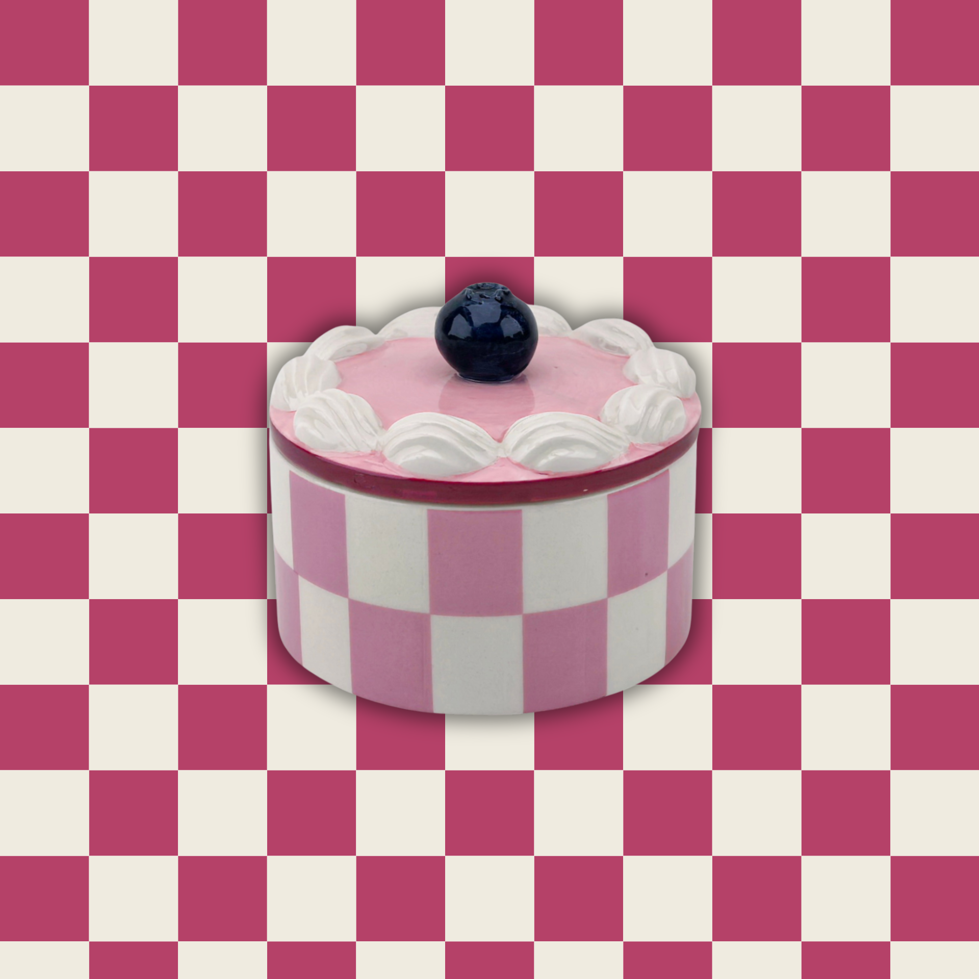 Storage jar - Tartlet Whipped Cream - Pink - 9x9x7,5cm