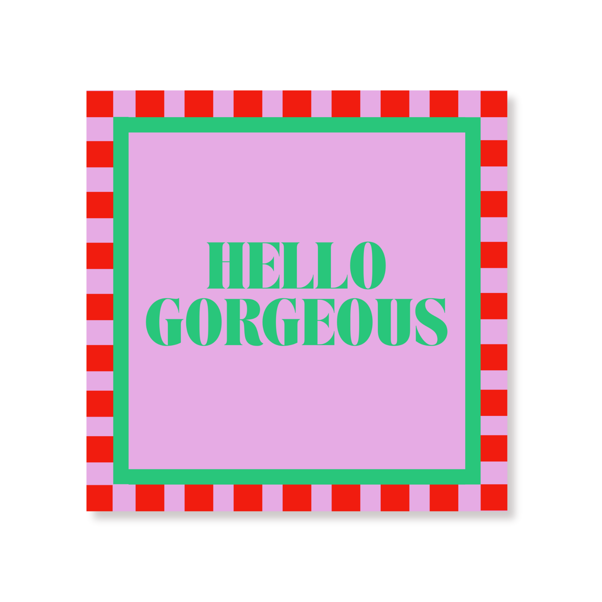 Paper Napkins “Hello Gorgeous” FSC – 3-Ply – 33x33 cm (20 Pc
