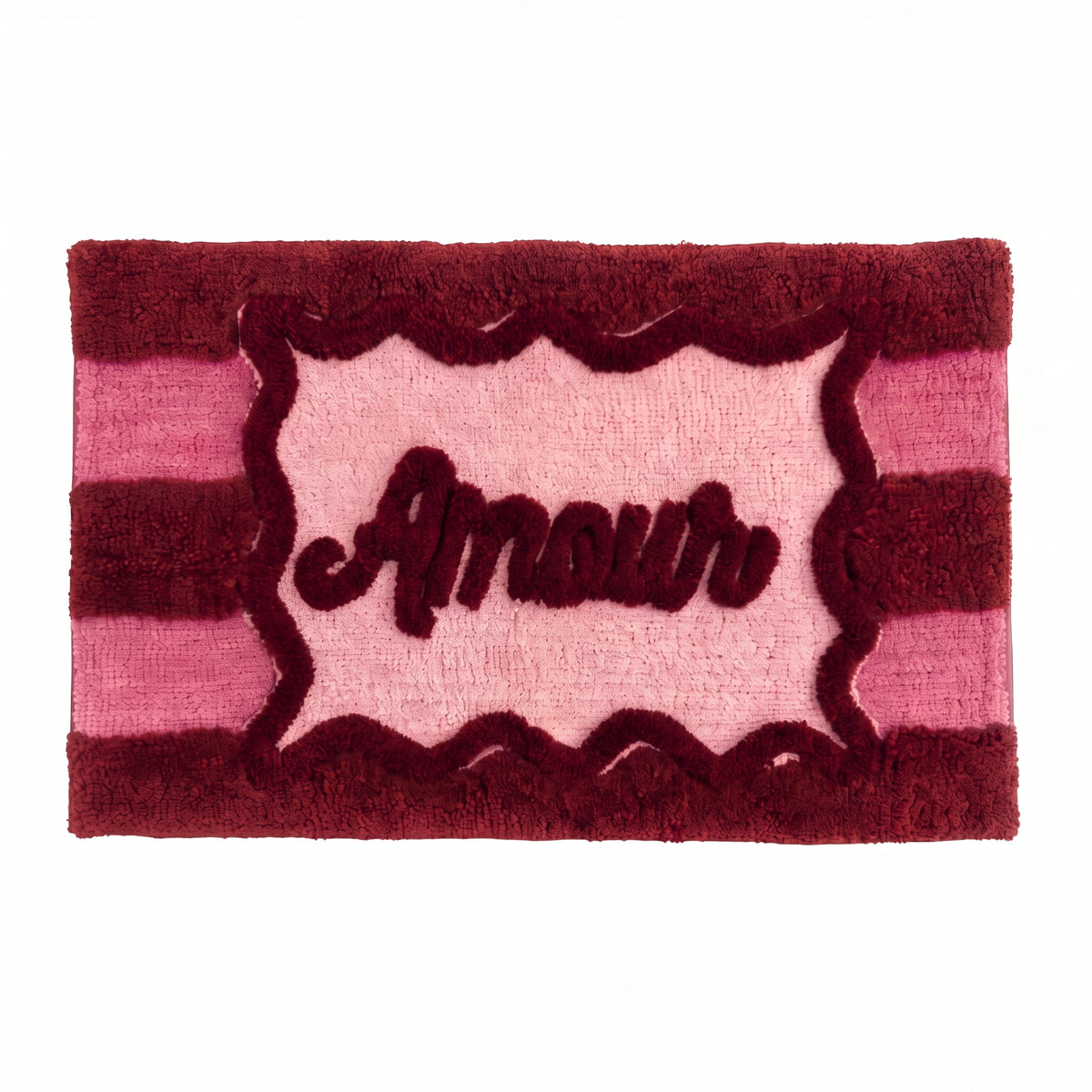 Bathmat - Pink| Red - Amour Design - 80x50cm