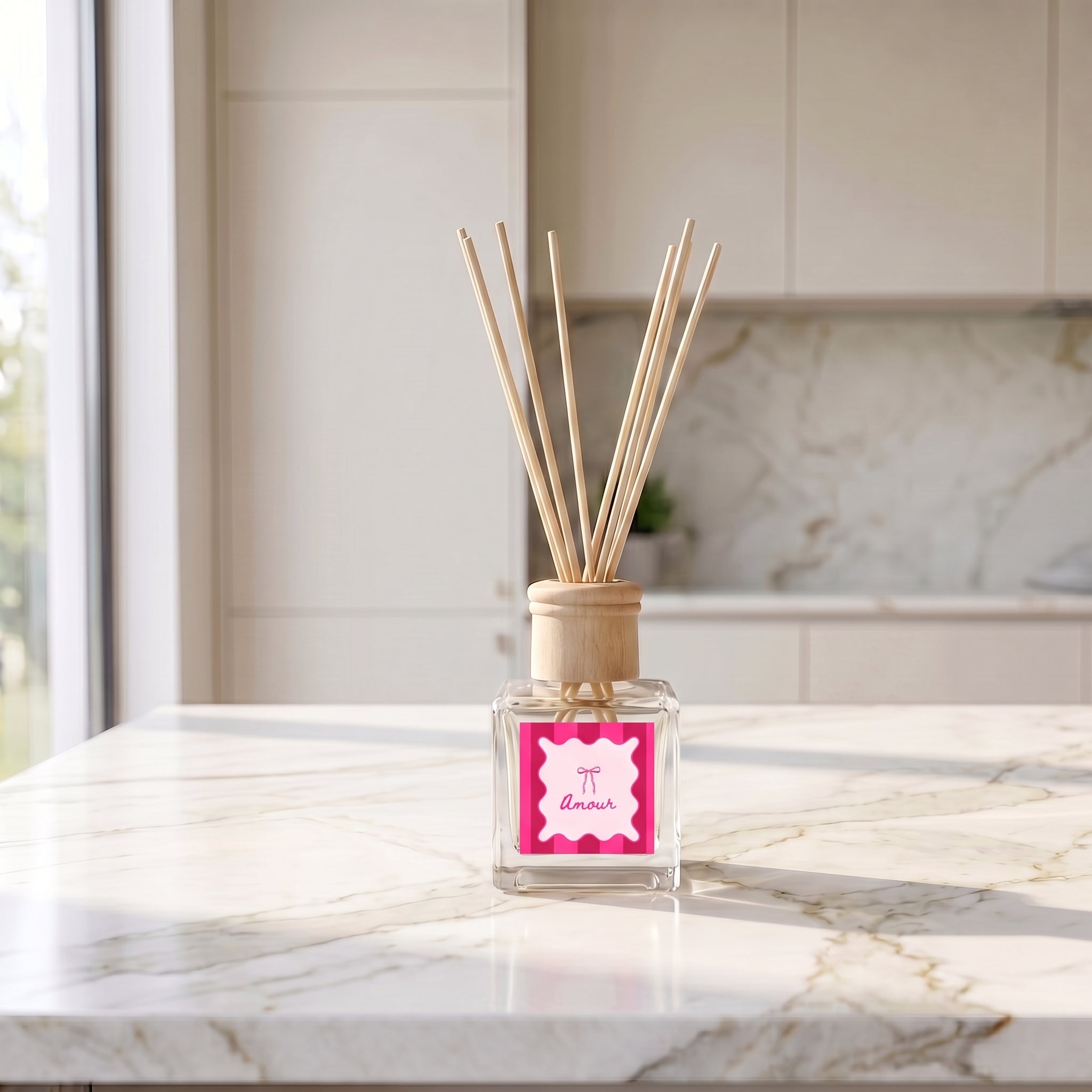Reed Diffuser - Amour - Sweet Perfume - 100 ml