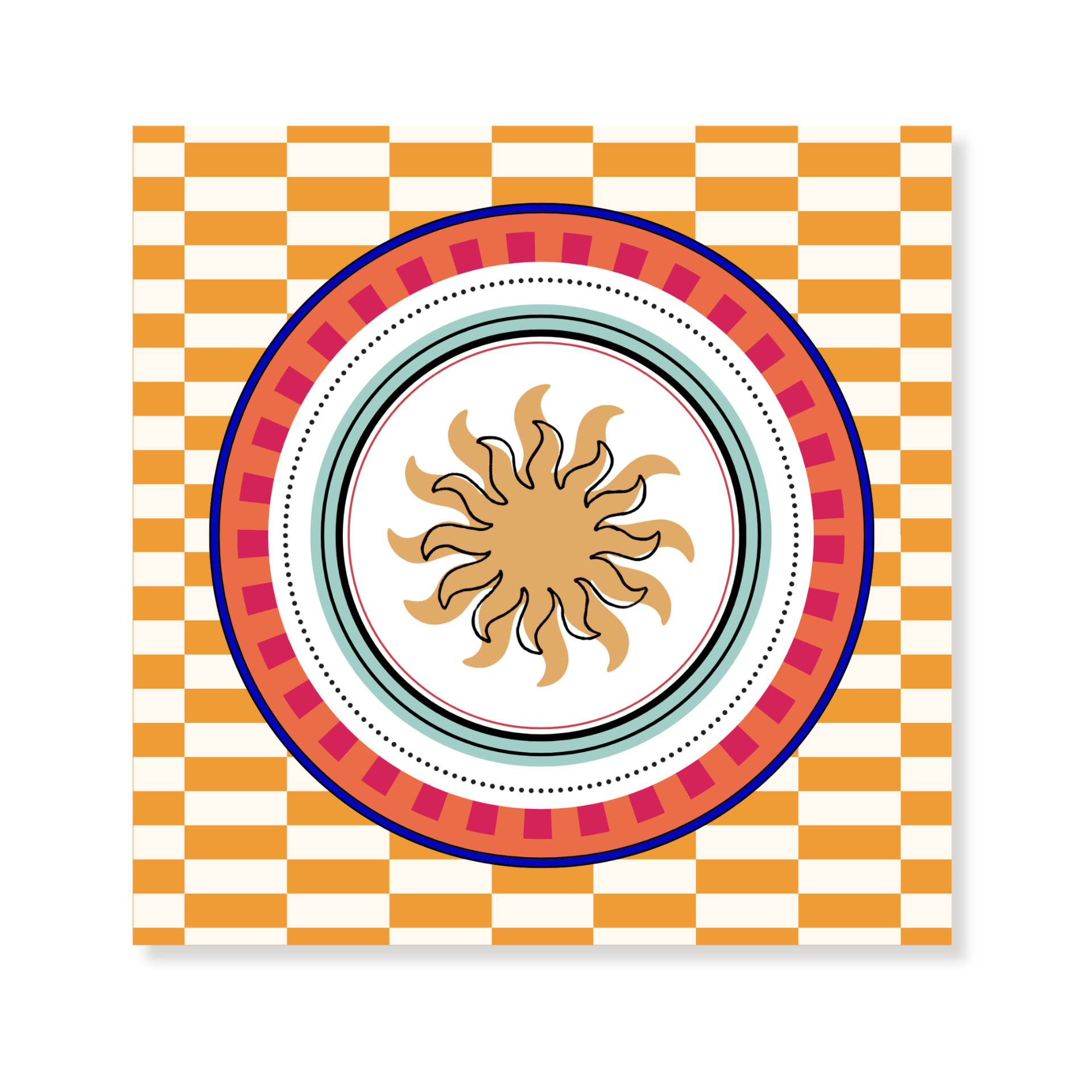 Paper Napkins “Sun” – FSC – 3-Ply – 33x33 cm (20 Pcs)