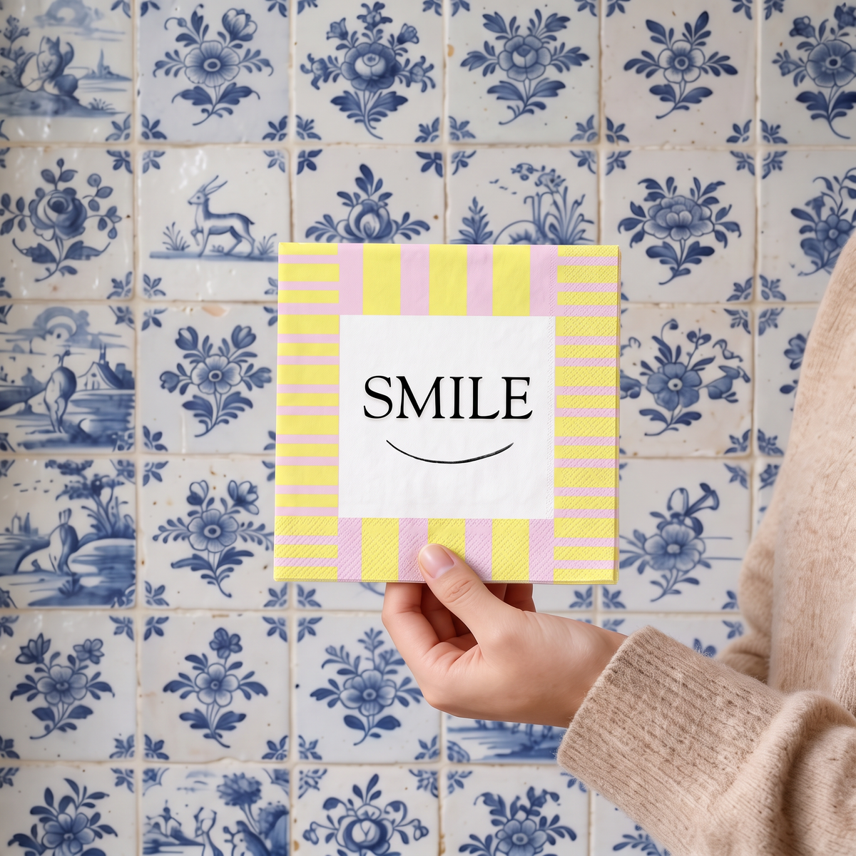 Paper Napkins “Smile” – FSC – 3-Ply – 33x33 cm (20 Pcs)