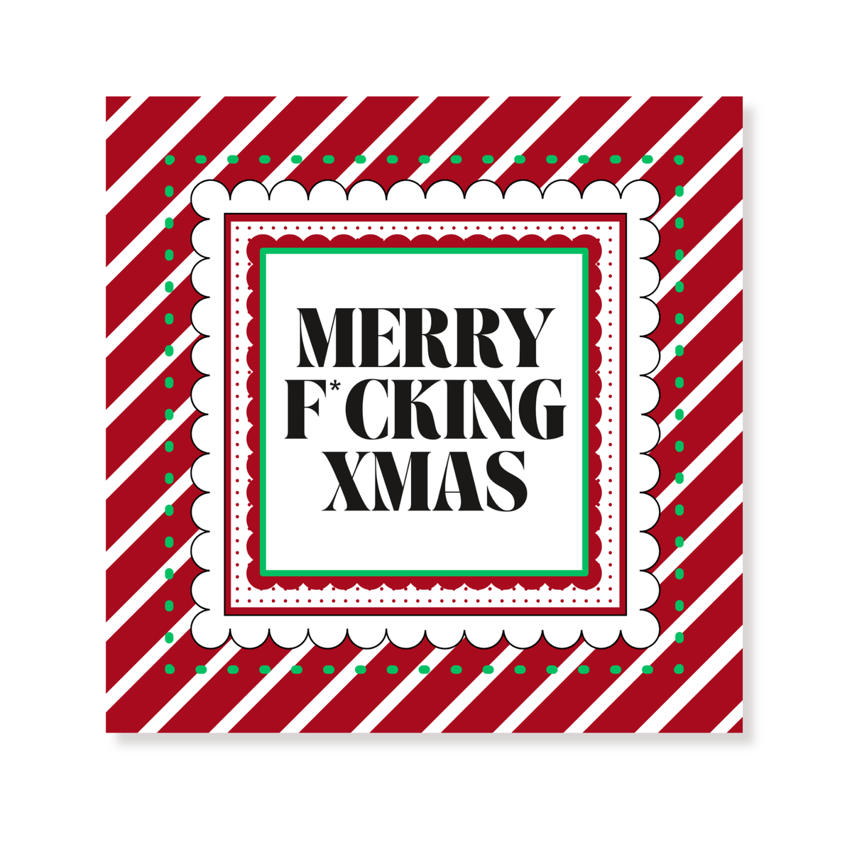 Paper Napkins “Merry F*cking Xmas” – FSC – 3-Ply – 33x33 cm