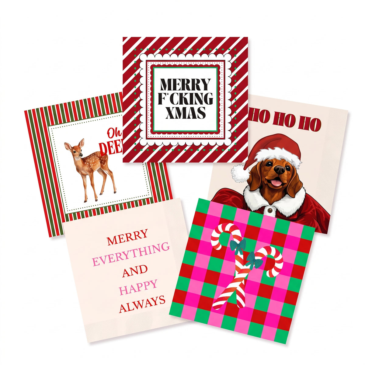 Paper Napkins “Oh Deer” – FSC – 3-Ply – 33x33 cm (20 Pcs)