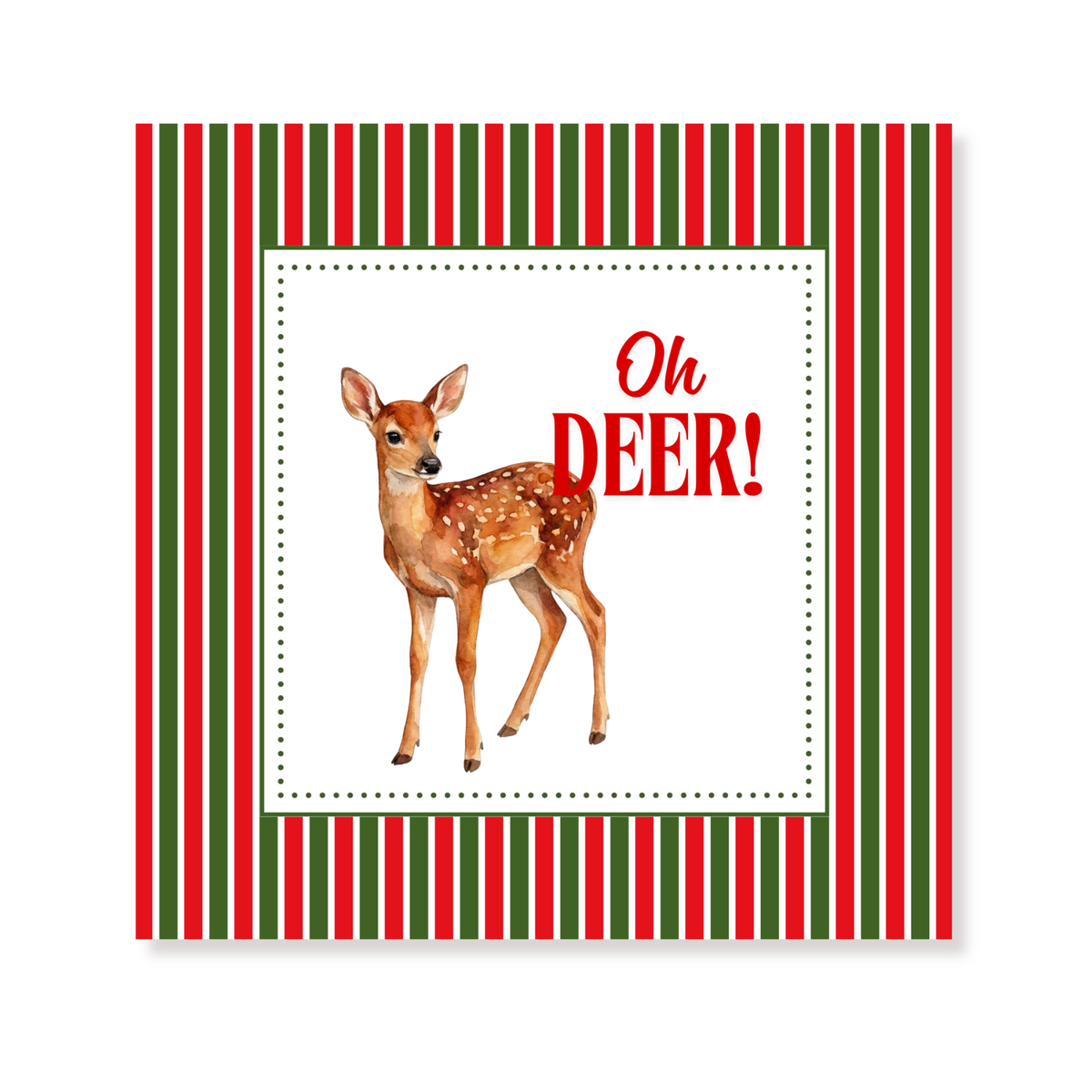 Paper Napkins “Oh Deer” – FSC – 3-Ply – 33x33 cm (20 Pcs)