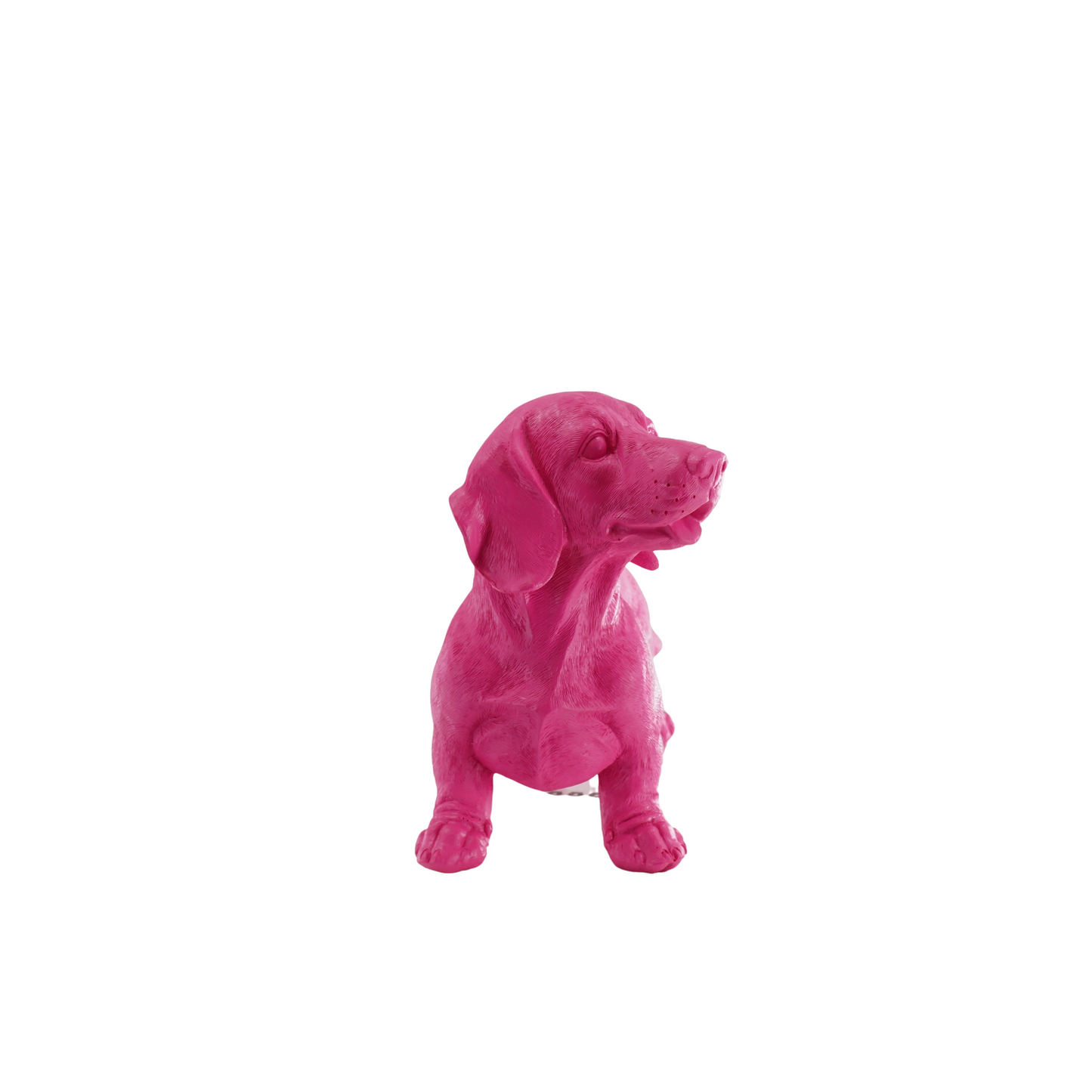 Ornament - Tackle Dog - Polyresin - Pink - 20x8x15cm