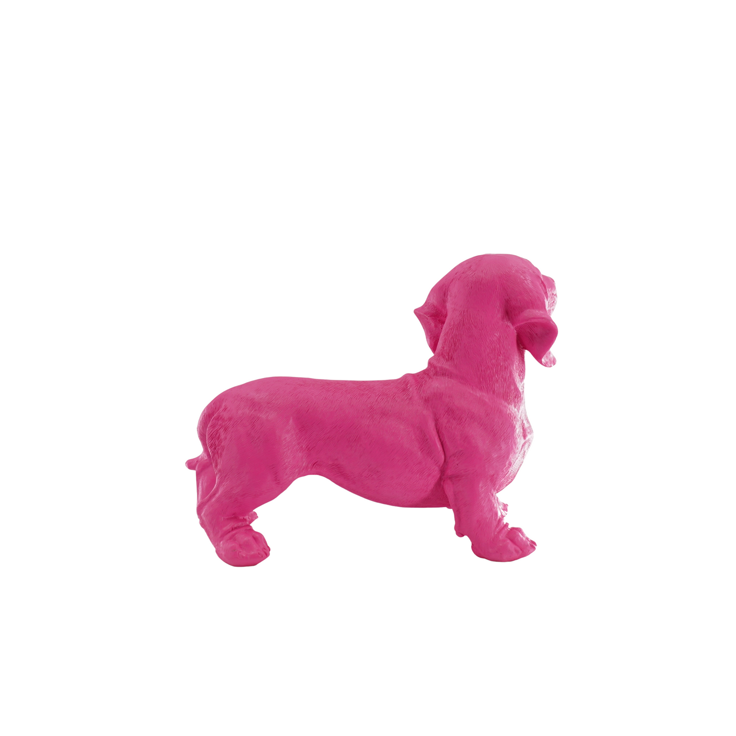 Ornament - Tackle Dog - Polyresin - Pink - 20x8x15cm