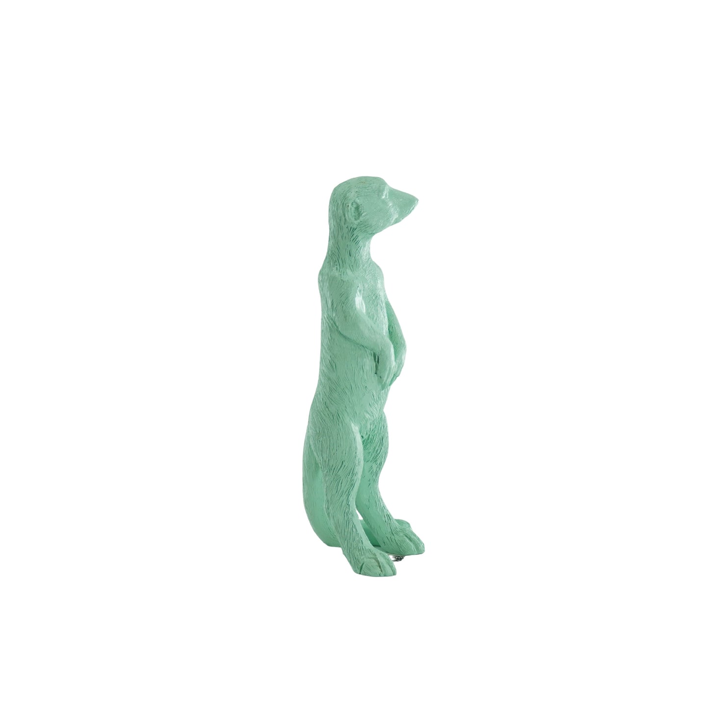 Ornament - Meerkat - Polyresin - Mintgreen - 7,5x4x15cm