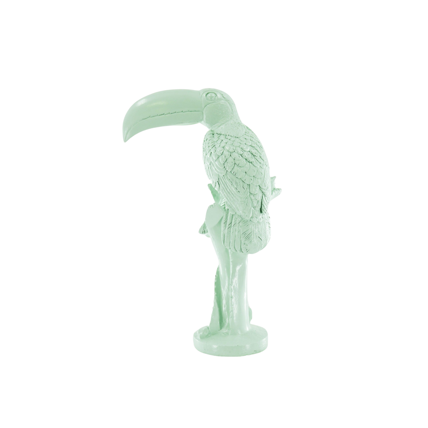 Ornament - Toucan - Polyresin - Mintgreen - 18x9,5x29,5cm