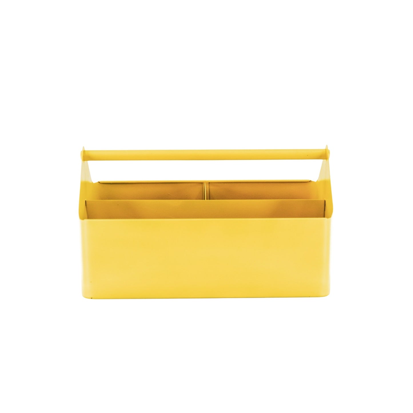 Storage Box- Organizer - Metal - Yellow - 30x17x17cm