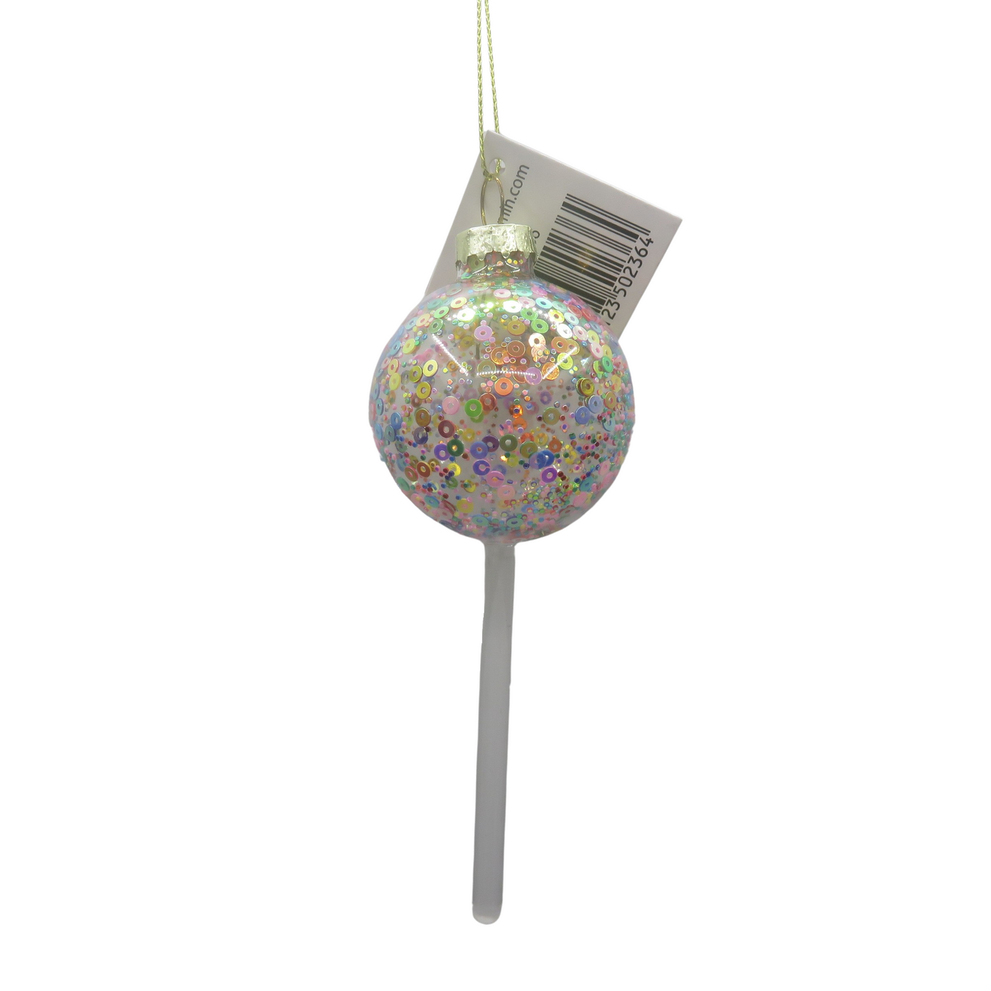 Ornament - Xmas hanger - Lol Pop - Glass - 5x5x13,5cm