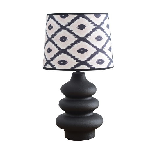 Housevitamin Flow Table Lamp - Ceramics- Black
