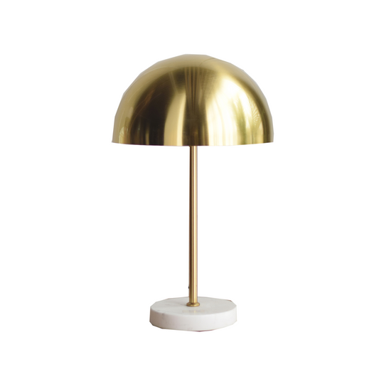 Housevitamin Mushroom Table Lamp- Metal/Marble