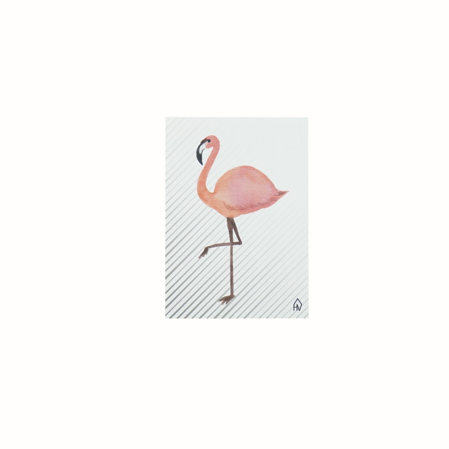 HV Postcard Flamingo - A6