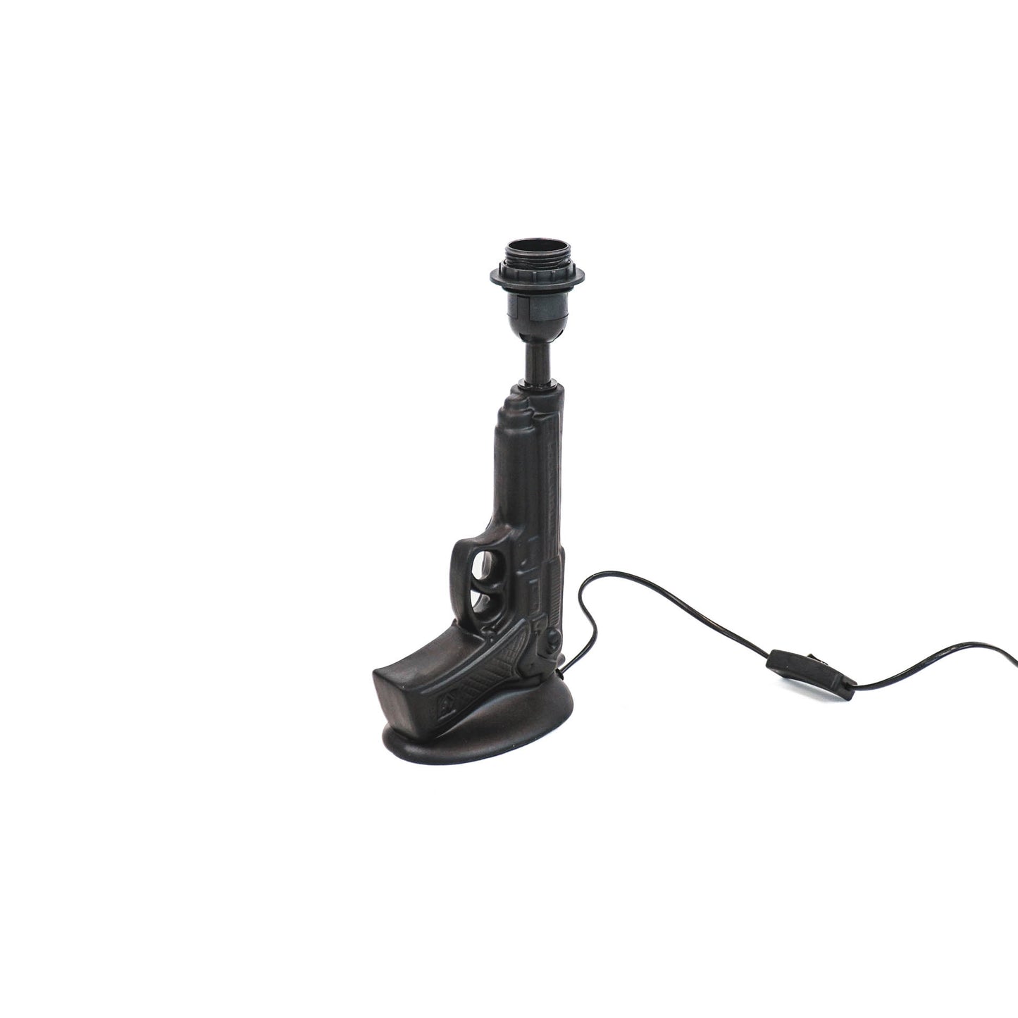 Table Lamp - Gun - Ceramic - Black - E27 -15x9x32cm