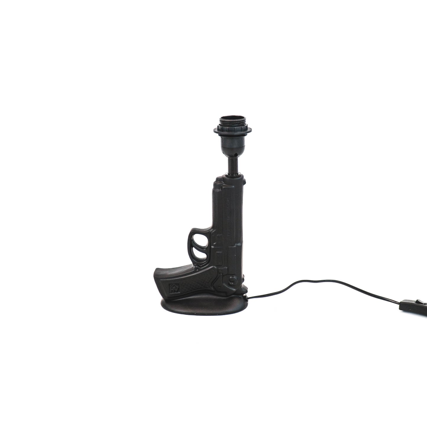 Table Lamp - Gun - Ceramic - Black - E27 -15x9x32cm