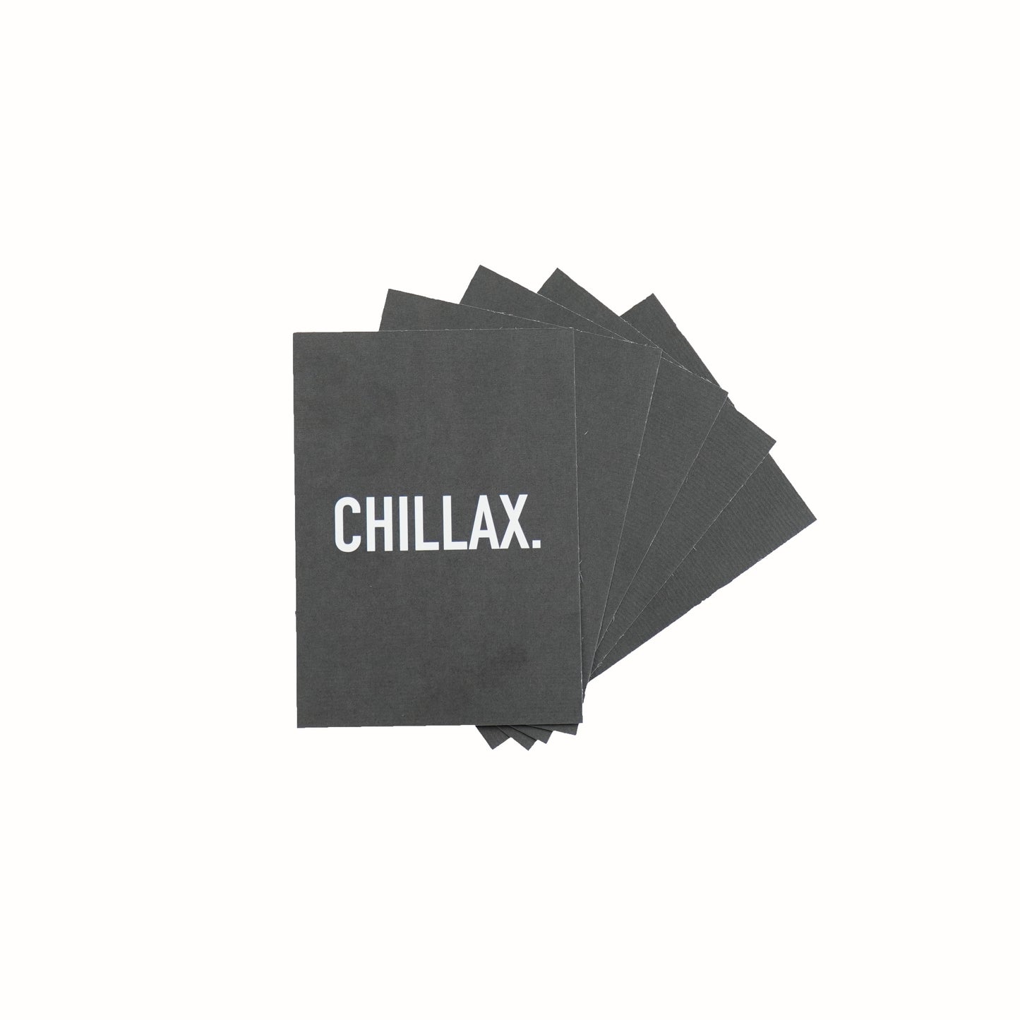 Postcard - Paper - Chillax- Set of 5 - A6