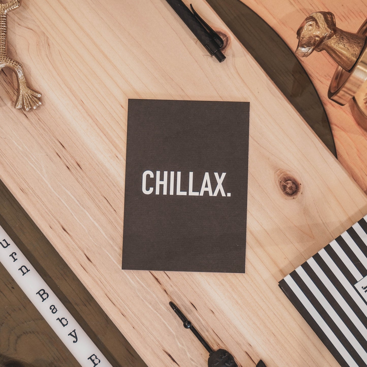 Postcard - Paper - Chillax- Set of 5 - A6