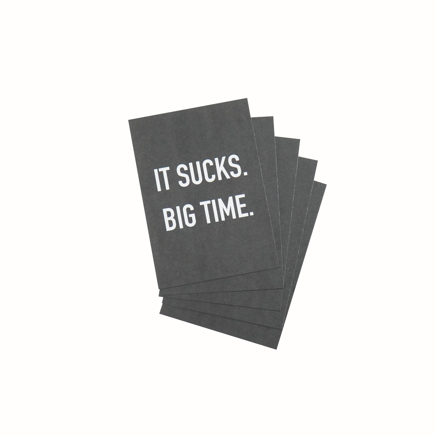 Postcard - Paper - It Sucks - Set of 5 - A6