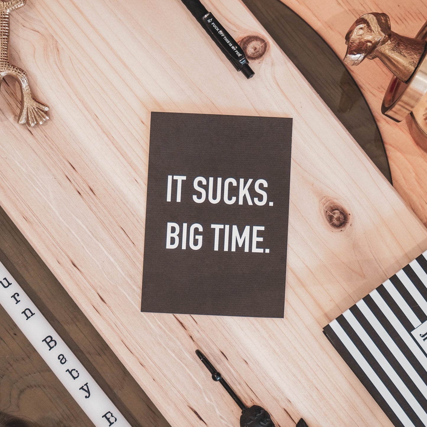 Postcard - Paper - It Sucks - Set of 5 - A6