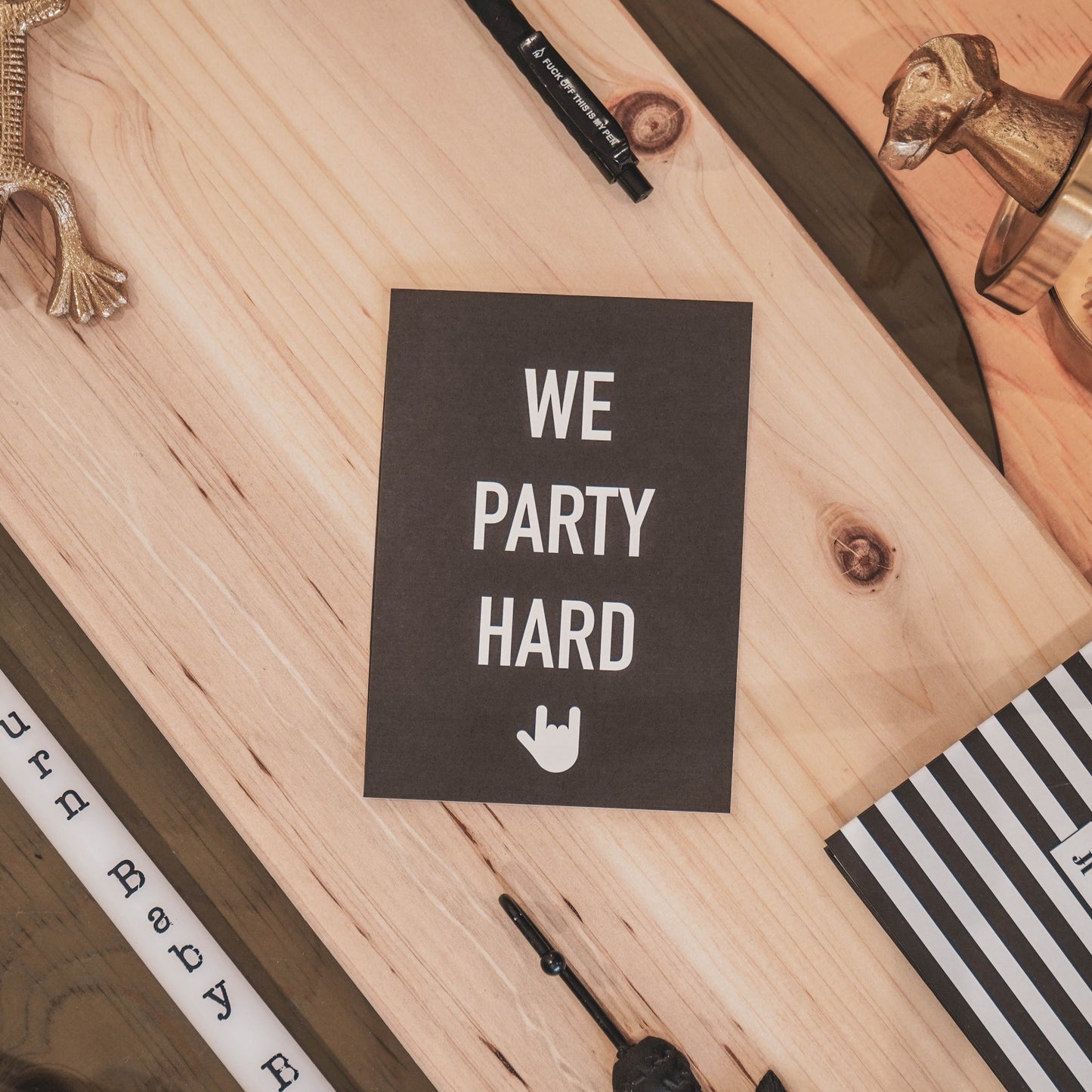 Postcard - Paper - We Party - Set of 5 - A6