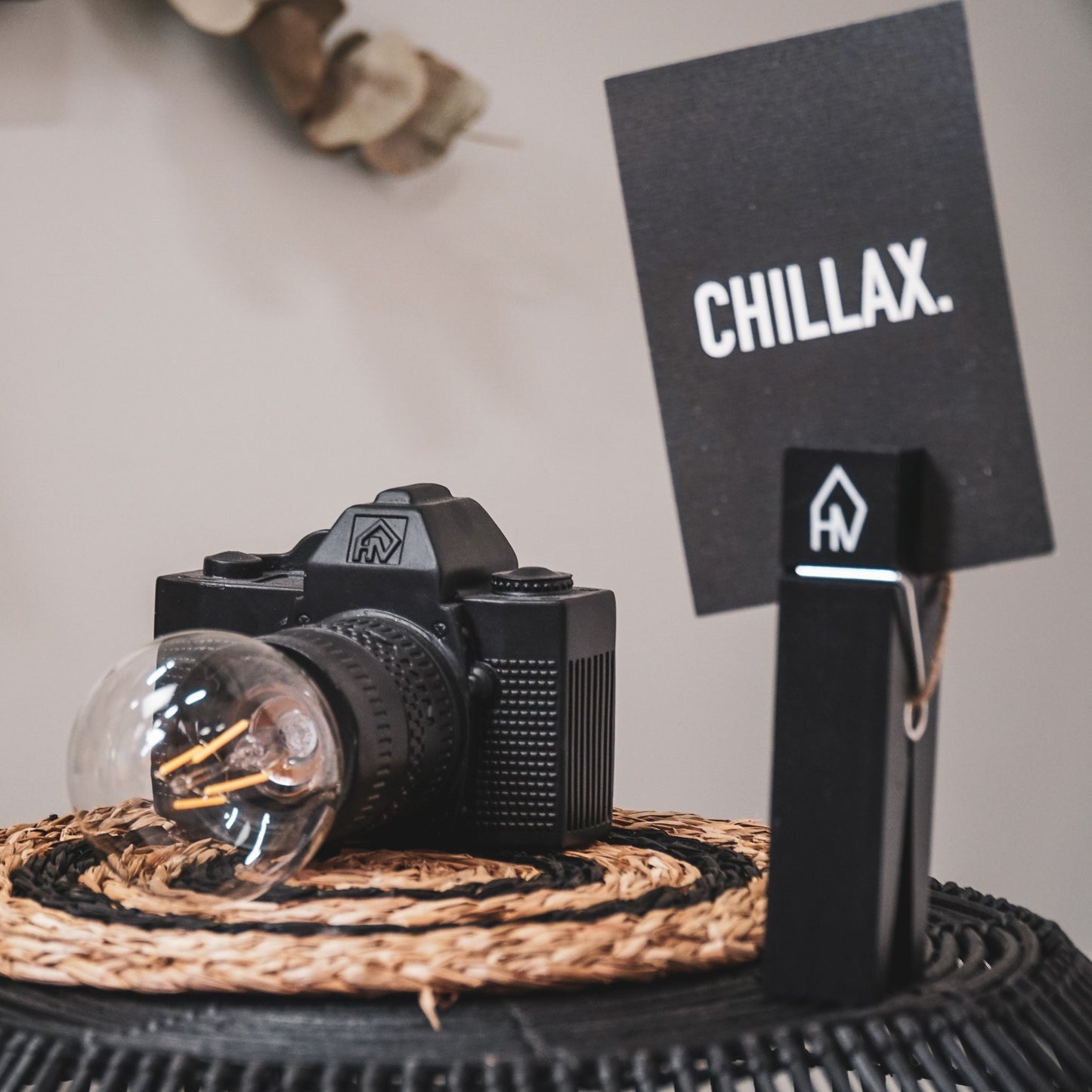 HV Camera Lamp - 15x12cm - Black