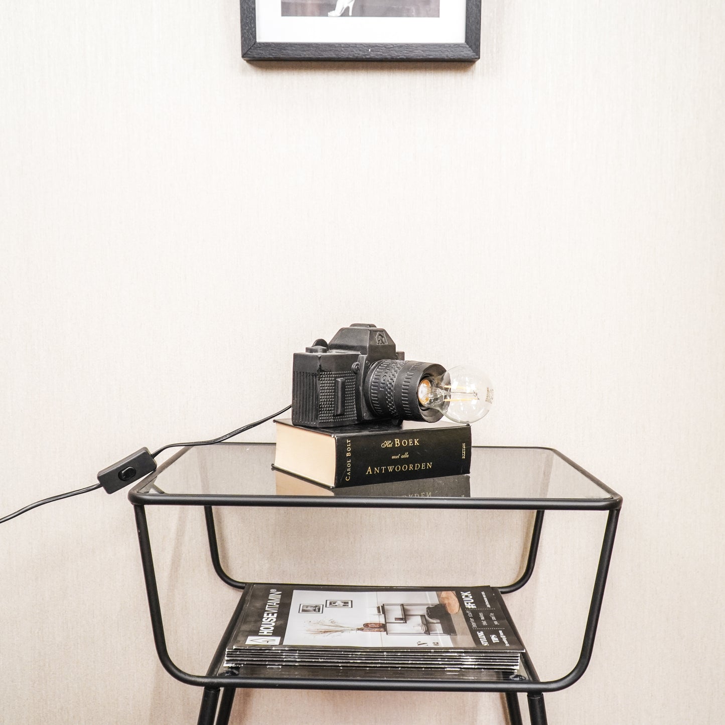 HV Camera Lamp - 15x12cm - Black