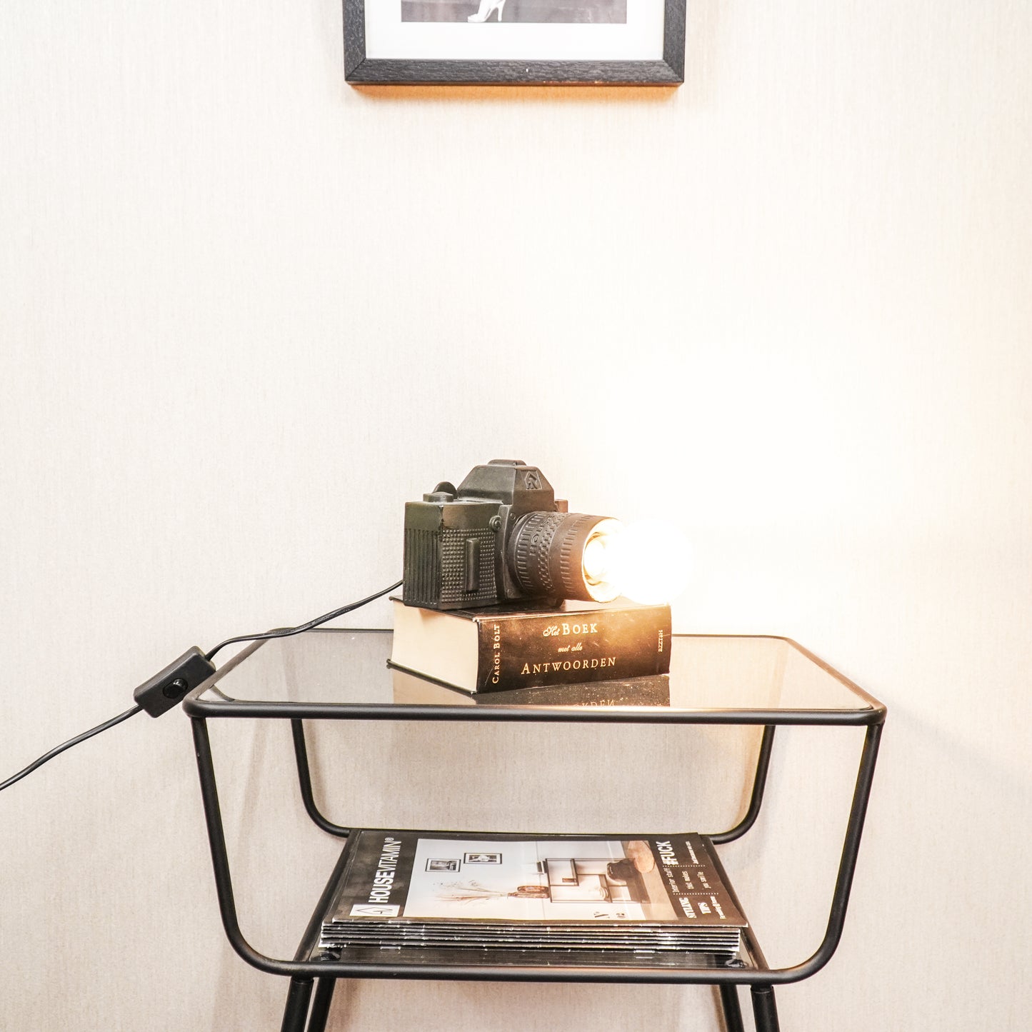 HV Camera Lamp - 15x12cm - Black