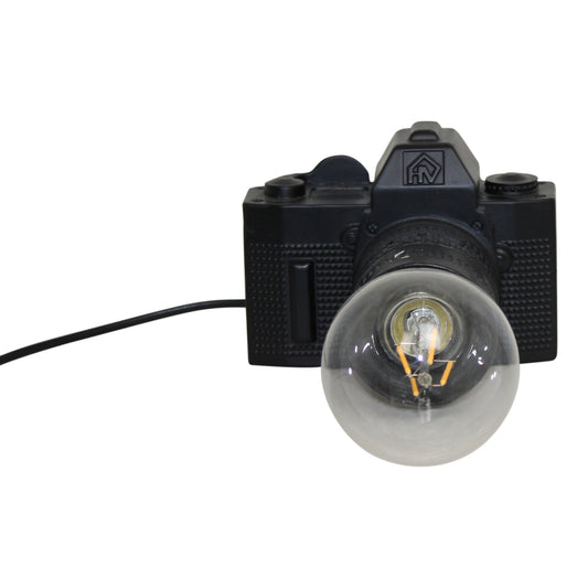 Housevitamin Camera Table Lamp - Black