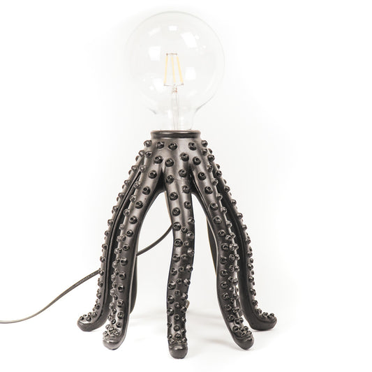 Housevitamin Octopus Table Lamp - Black-25x25cm