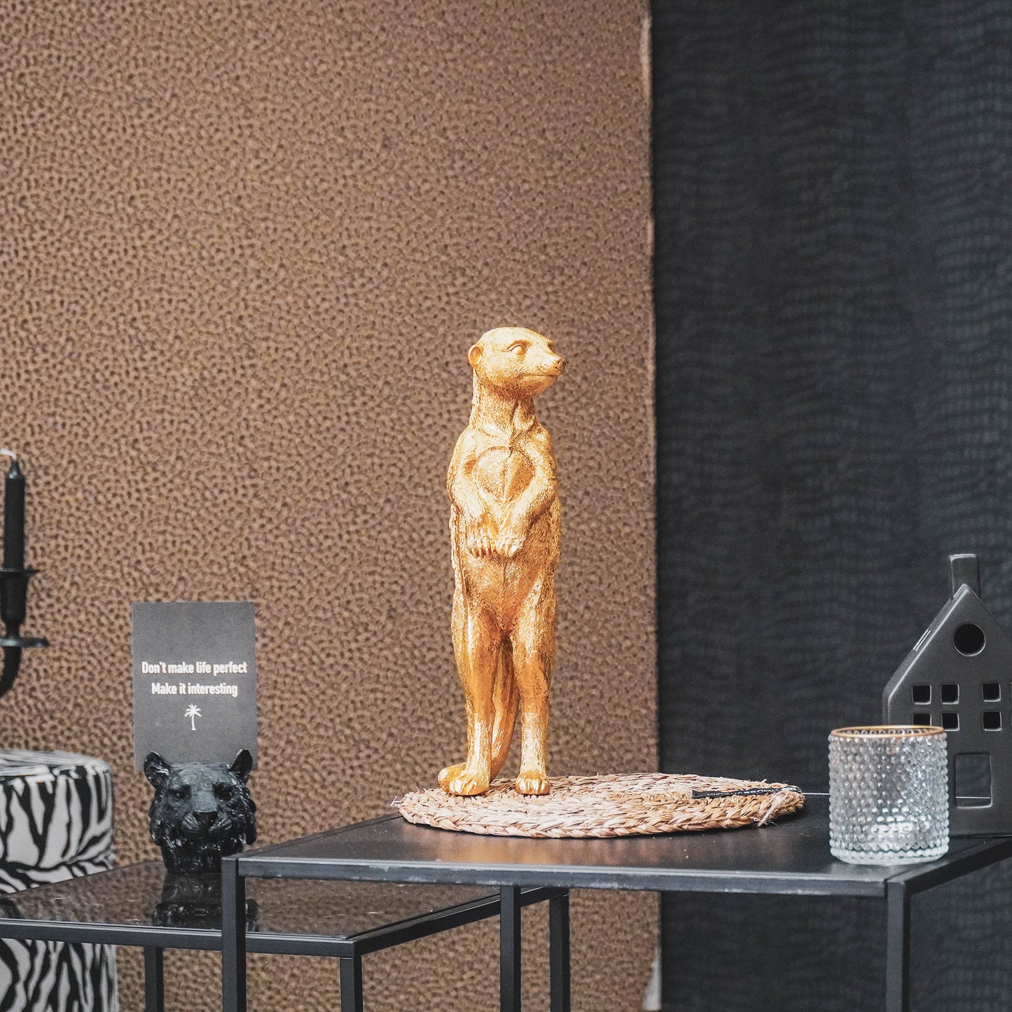 HV Meerkat Gold 9x10x35cm