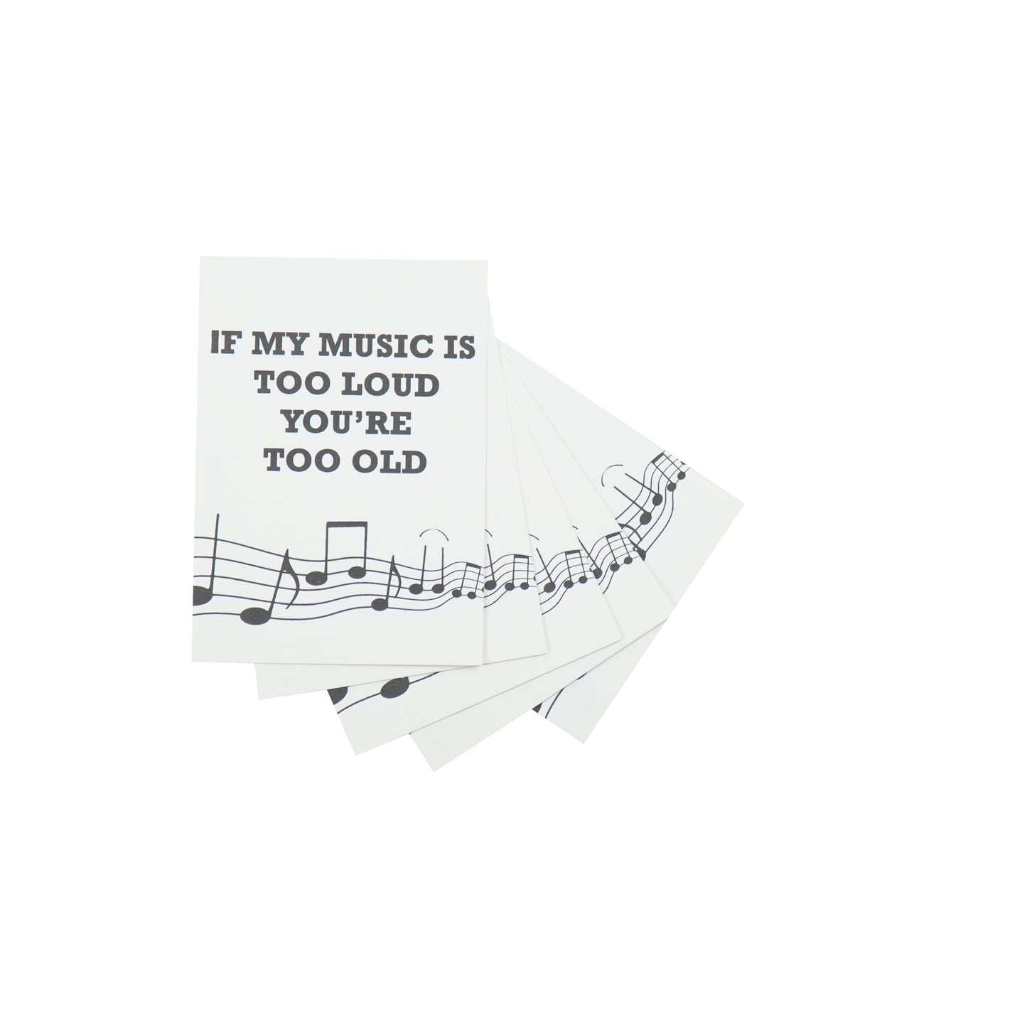 Postcard - Paper - Music - Set of 5 - A6