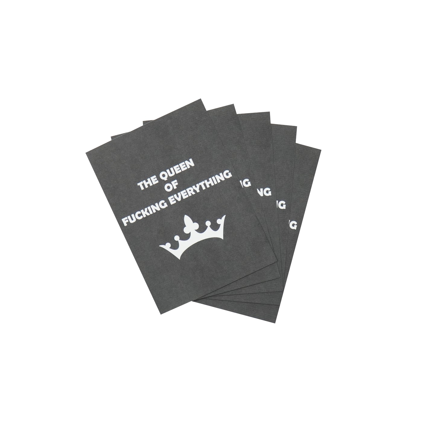HV Postcard Queen of f*ck*n everything - A6