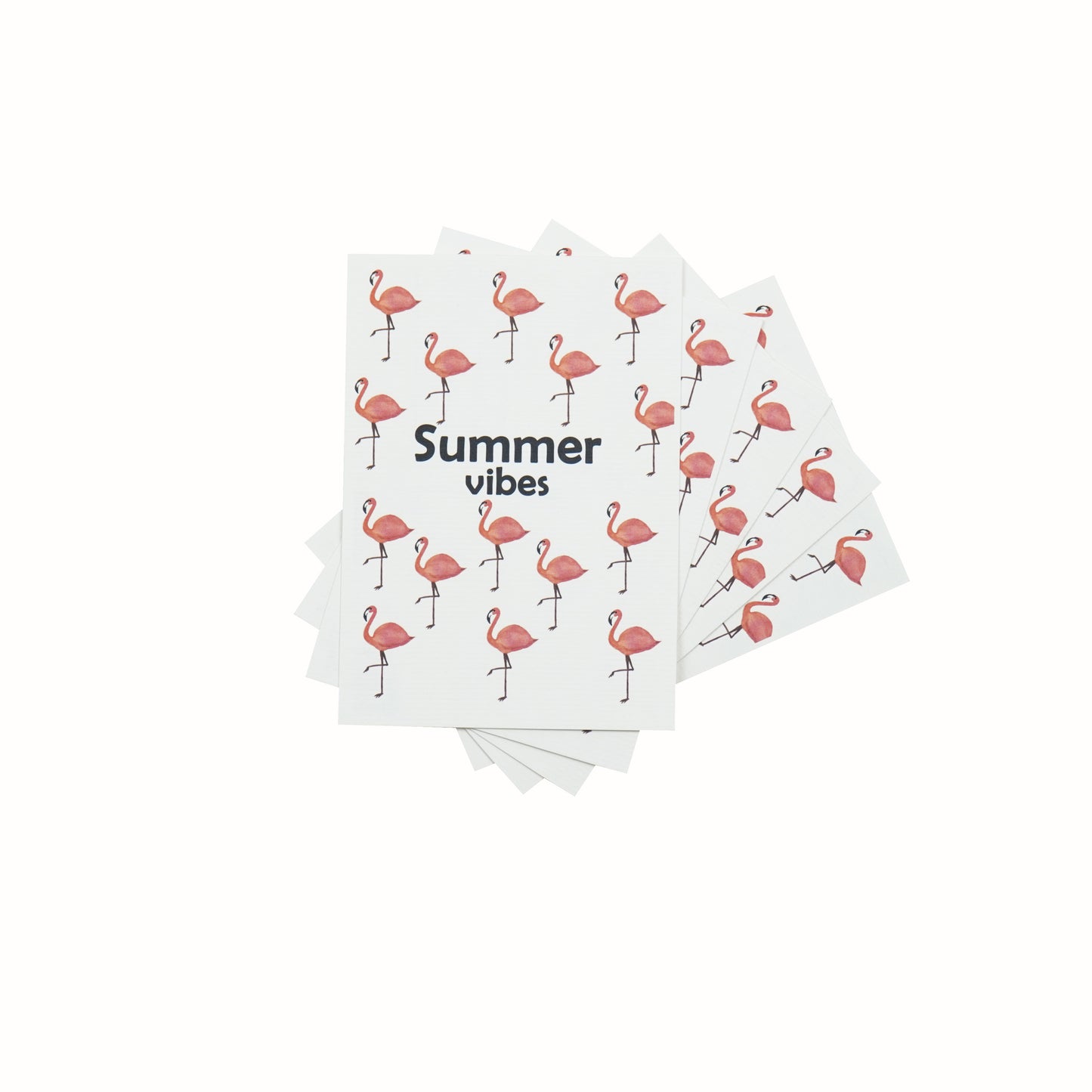 Postcard - Paper - Summer Vibes - Set of 5 - A6