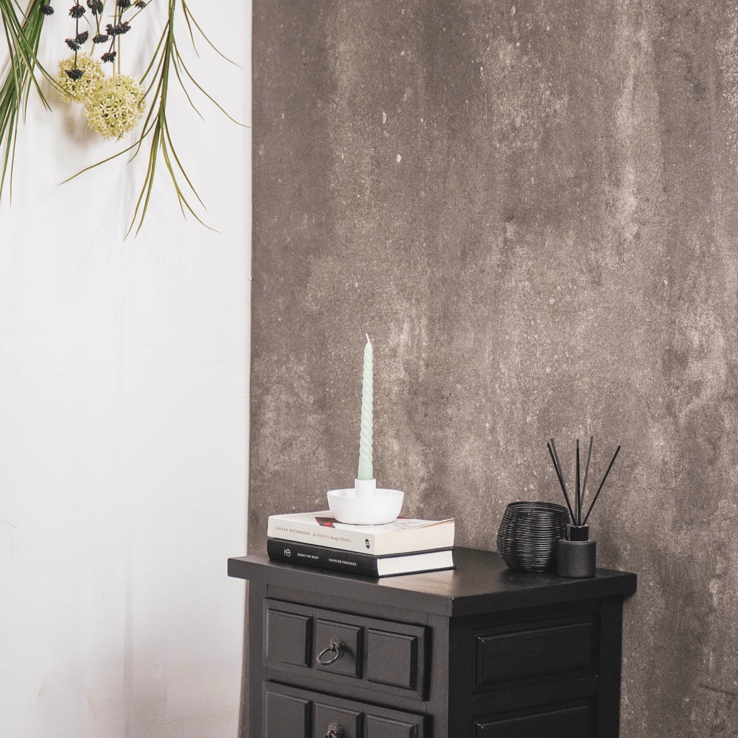 HV Candleholder White - 10x10x6cm