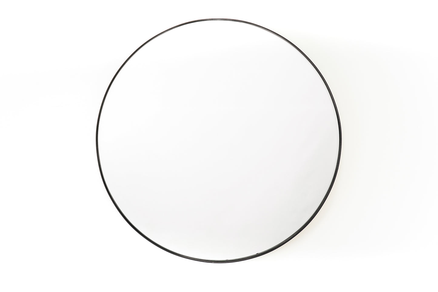 HV Round Metal Mirror ⌀ 100cm Black
