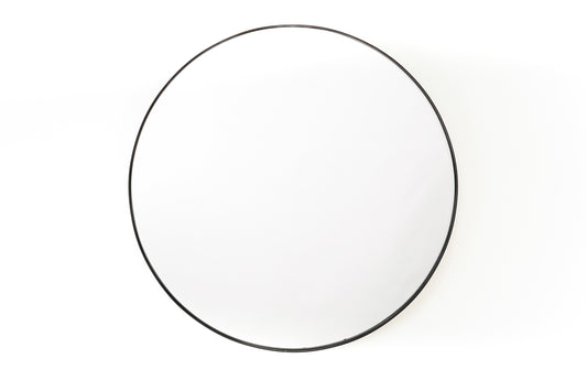 HV Round Mirror Metal - Black - 100cm